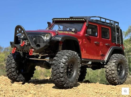 DF Models Crawler RC DF-04S PRO 1/10 Scale rouge métal – Brushless RTR 3227