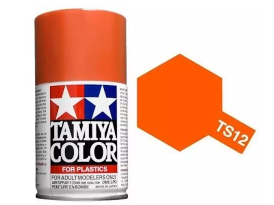 Tamiya Peinture TS-12 Orange brillant - Tamiya 85012