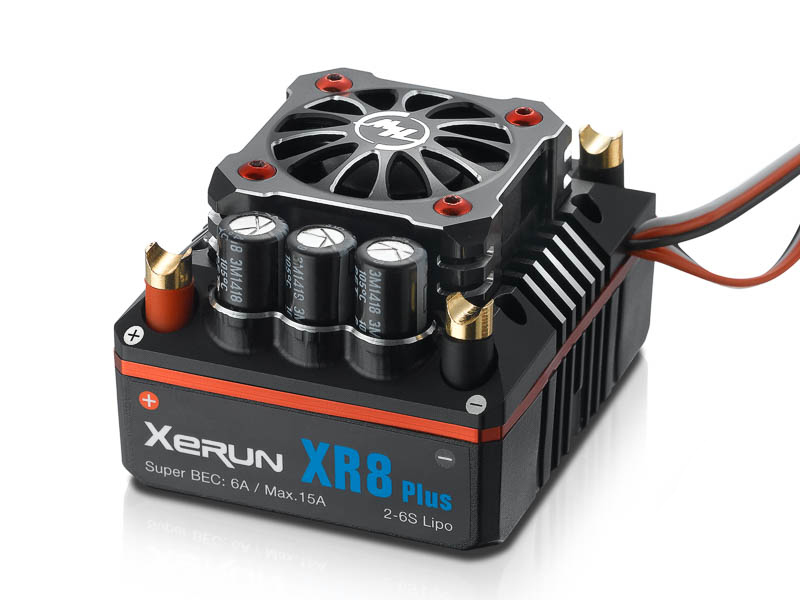 Xerun XR8 Plus Brushless ESC 150A, 2-6s LiPo, BEC 6A HOBBYWING