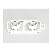 Jantes Kyosho Mini-Z MR03 Larges-Deport 1.0 (2) Blanches