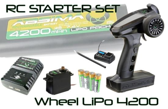 Kit de démarrage RC "Wheel LiPo 4200"