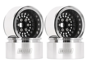 Roues INJORA 1,9" en alu pour crawlers RC 1/10 (W1955) 1955BKR