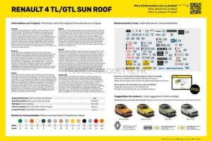 HELLER Renault 4 TL/GTL Sun Roof au 1/24 - 82704