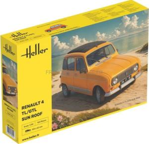 HELLER Renault 4 TL/GTL Sun Roof au 1/24 - 82704