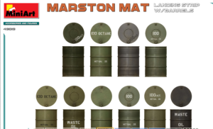MiniArt 49019 Marston  Piste d'atterrissage avec barils 49019