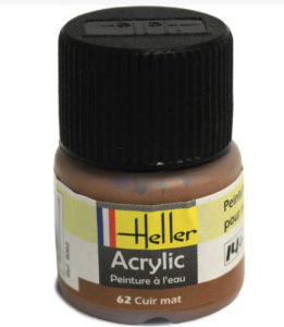 Heller  Peinture Acrylique  Cuir Mat 12 ml 9062