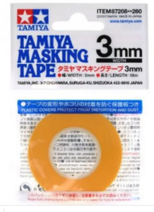RUBAN DE MASQUAGE DE MODELISME 3MM TAMIYA 87208