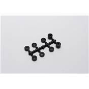 Entretoises de porte-fusees arriere Kyosho Inferno MP9