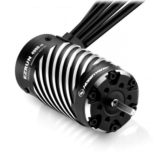 Hobbywing Ezrun 4990SD G2 1650kV 4pol, axe de 8mm 1/6ème