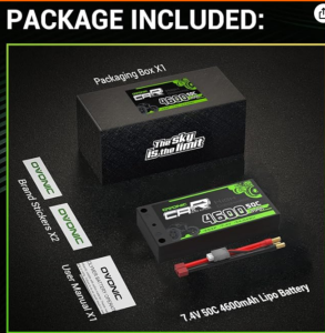 Promodelisme67 OVONIC Batterie LiPo 2S 50C 4600mAh 7.4V LiPo PM-X000YTZDNJ