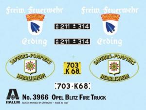 Opel Blitz Pompiers