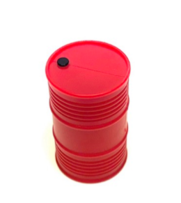 ABSIMA Baril de pétrole rouge 2320502