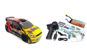 ABSIMA Voiture de rallye 1/12 EP Speed Demon 4WD BL RTR Blanc - 12123