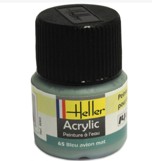 Heller Peinture Acrylique Bleu Avion Mat 12 ml 9065