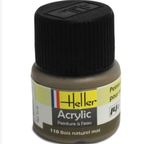 Heller Peinture Acrylique  Bois Naturel Mat 12 ml 9110