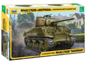 M4A2 Sherman 1/35 - Zvezda 3645