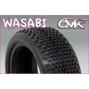 6MIK Pneus Avant 1/10 4x4 Wasabi gomme Silver (x2) TM111S