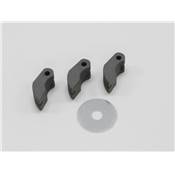 Masselottes d'embrayage 3 Points Kyosho 1:8 (3) Carbone