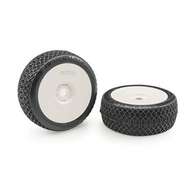 Pneus Matrix Buggy 1:8 Blackhole Clay Soft (2) jantes blanches