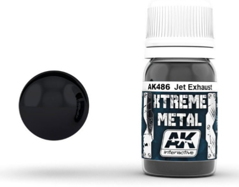 AK INTERACTIVE XTREME METAL JET EXHAUST 30ML AK486