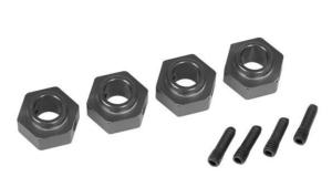 Traxxas HEXAGONE DE ROUE 12 MM - TRX-4 ALU ANODISE GRIS (X4) 8269A