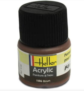 Heller Peinture Acrylique Brun 12 ml 9186