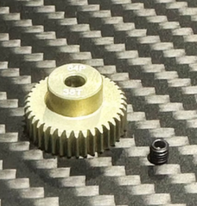 P-TZ-H64036T - Pignon Zombie en Aluminium 64DP - 36T 7075 grade