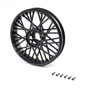 Front Wheel Set Black: Promoto-MX