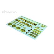 Planche de déco Sparko F8 Jaune Fluo