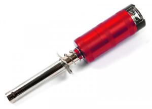 Socquet rouge en alu avec indicateur pour batterie Sub-C R06101