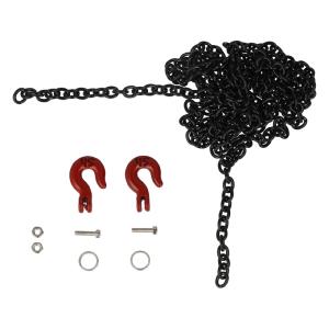 ROBITRONIC Chaîne noire avec crochet pour charges lourdes - R21072