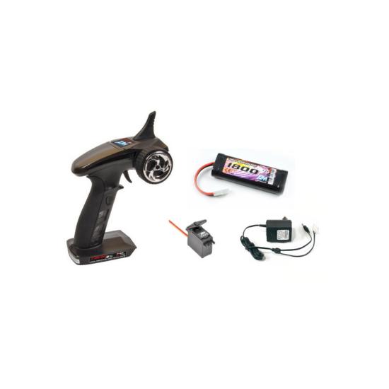 T2M Pack Radio Racer 3S + Accu Nimh 1800mah + Chargeur + Servo