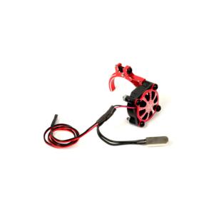 T2M Ventilateur avec griffe rouge pourmotur 1/10ème