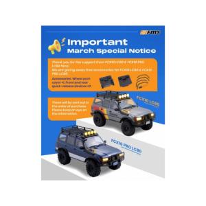 Upgrade kit for LC80 FCX10 & FCX10 pro