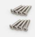 VIS TP M3X15 (8) TITANE TETE FRAISEE KYOSHO 1S33015TPT