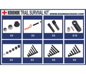 KRONIK™ Kit de survie sur sentier™ BOOM RACING BRT10027