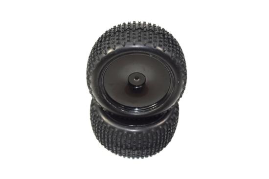 Absima Roue arrière pour buggy 1:10 DISQUE noir / AXE (2) 1230304