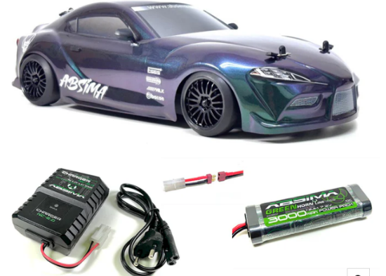 ABSIMA Voiture de Drift  1/10 "SupraSlide" 4WD RTR 12232 version Pack