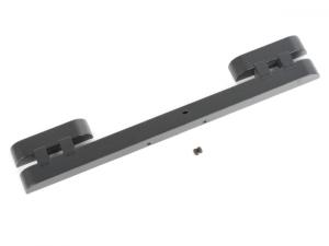 Pare-chocs militaire pour BRX02 en aluminium noir BOOM RACING BRX02382BK