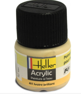 Heller  Peinture  Acrylique  Ivoire Brillant 12 ml 9041
