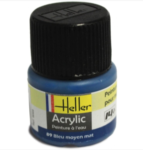 Heller Peinture Acrylique Bleu Moyen Mat12 ml 9089
