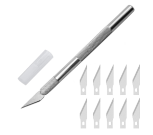 Promodelisme67 Couteau de modélisme + 10 lames PM-50818